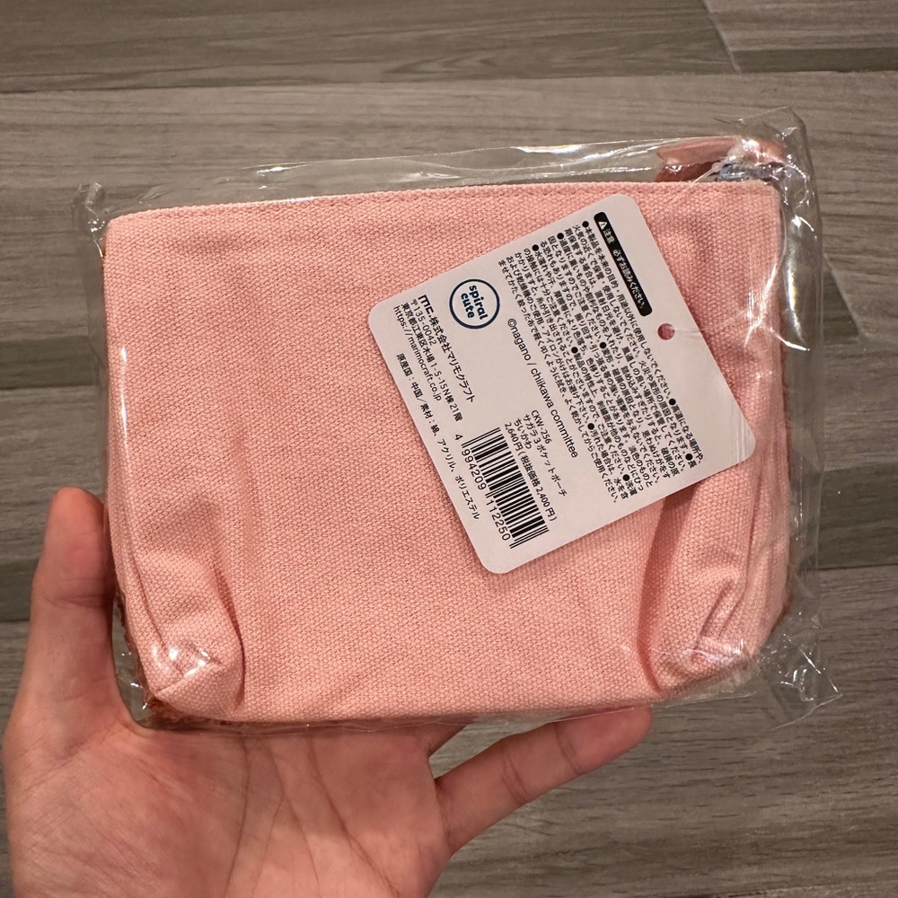 chiikawa Chikawa Sagara 3 Pocket Pouch Pink - Picture 7 of 12